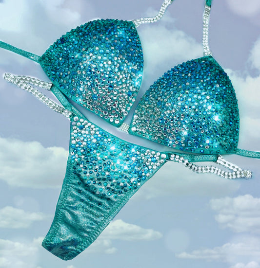 Shimmery Bling competition bikini