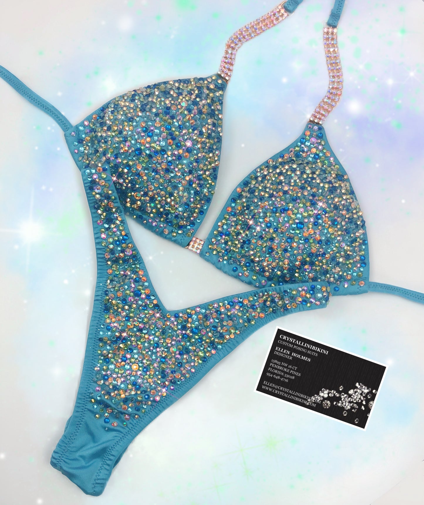 Brianna wellness competition bikini