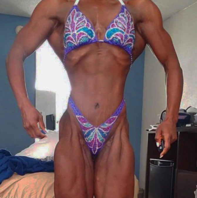 Colorful Figure/physique competition suit