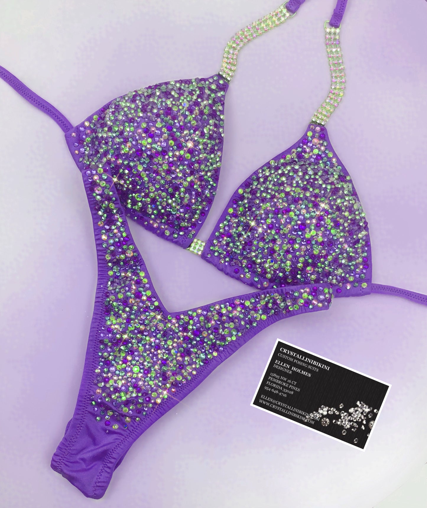 Brianna wellness competition bikini