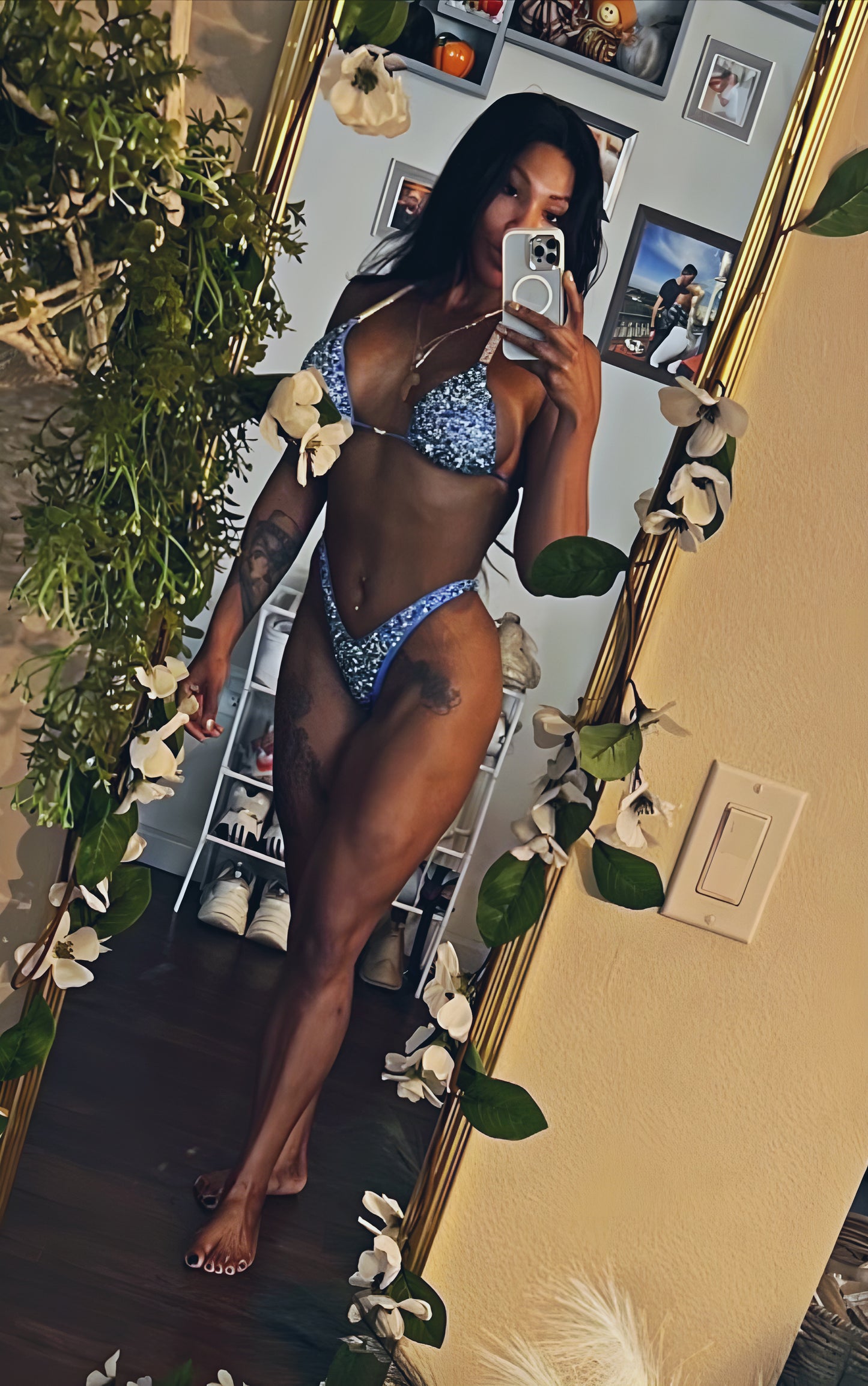 Brianna wellness competition bikini