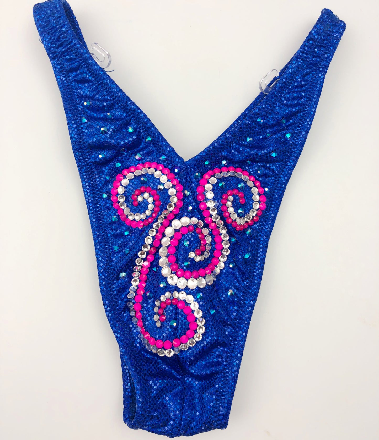 Scrollwork figure/physique competition suit