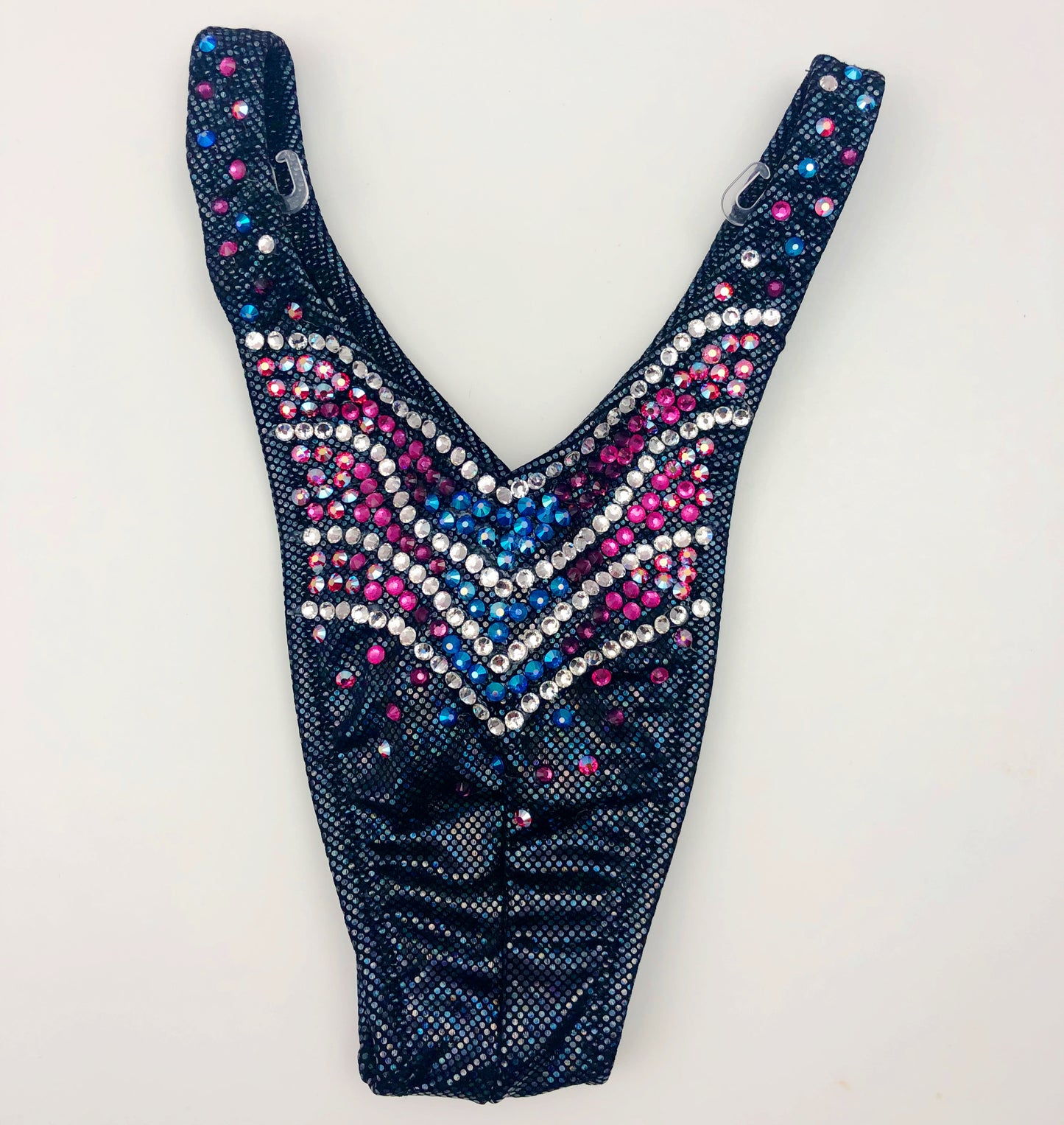 Sapphire ombré figure/physique competition suit