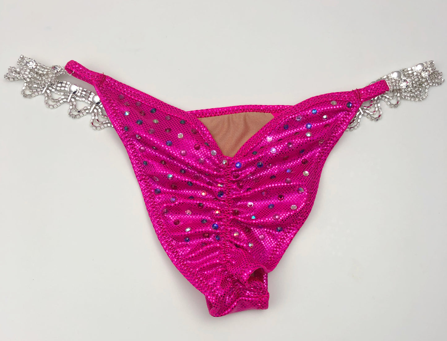 Hot pink gradient competition bikini