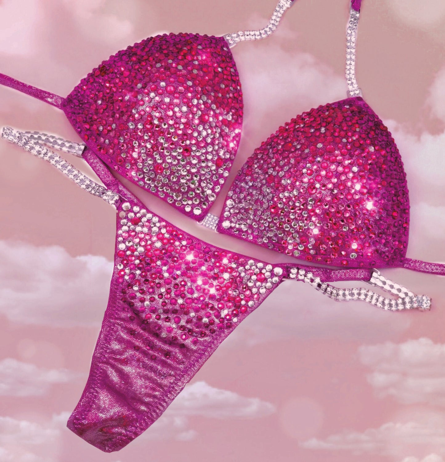 Shimmery Bling competition bikini