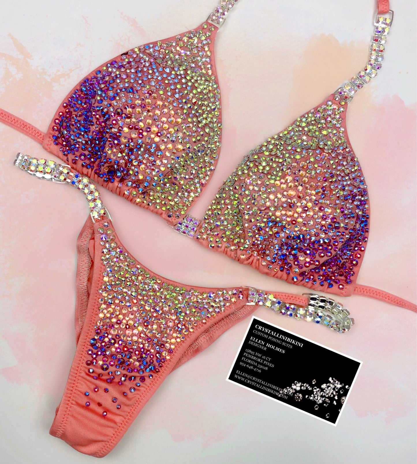 Shaded Ombre competition bikini