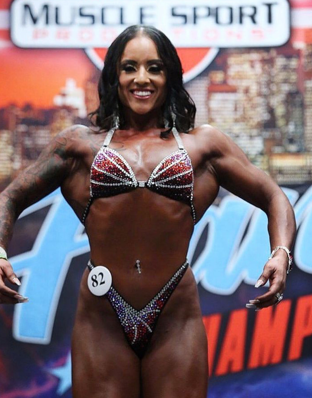 Betsy figure/physique competition suit