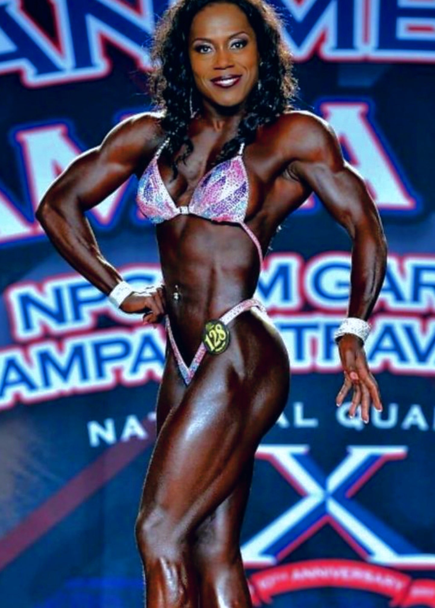 Jennifer figure/physique competition suit