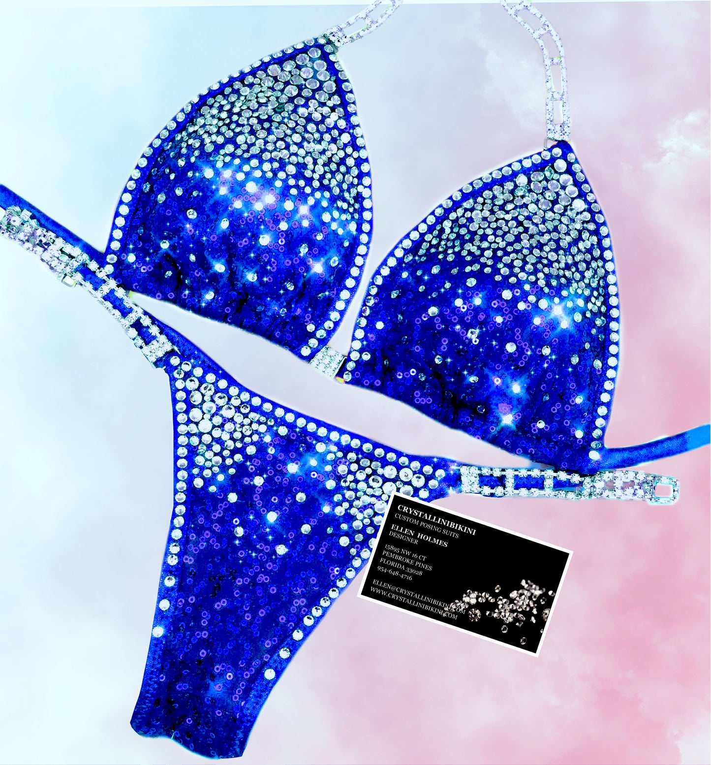 Sequin Sparkle competition bikini
