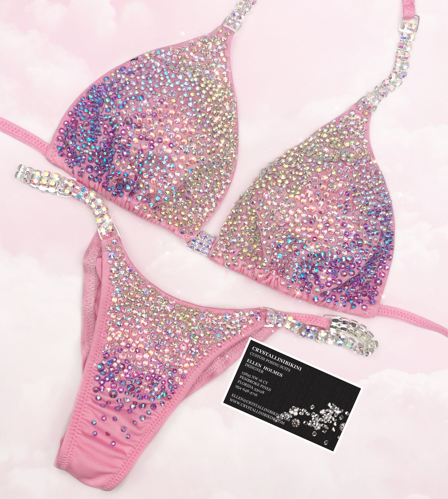 Shaded Ombre competition bikini