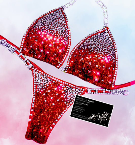 Sequin Sparkle competition bikini