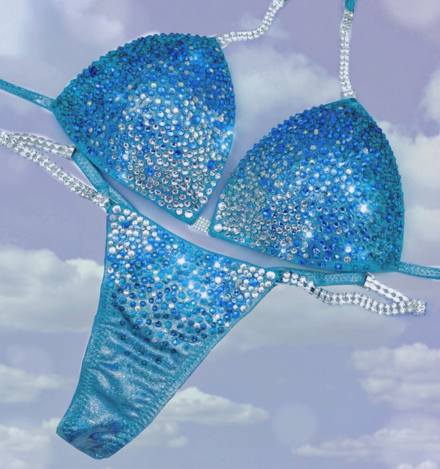 Shimmery Bling competition bikini