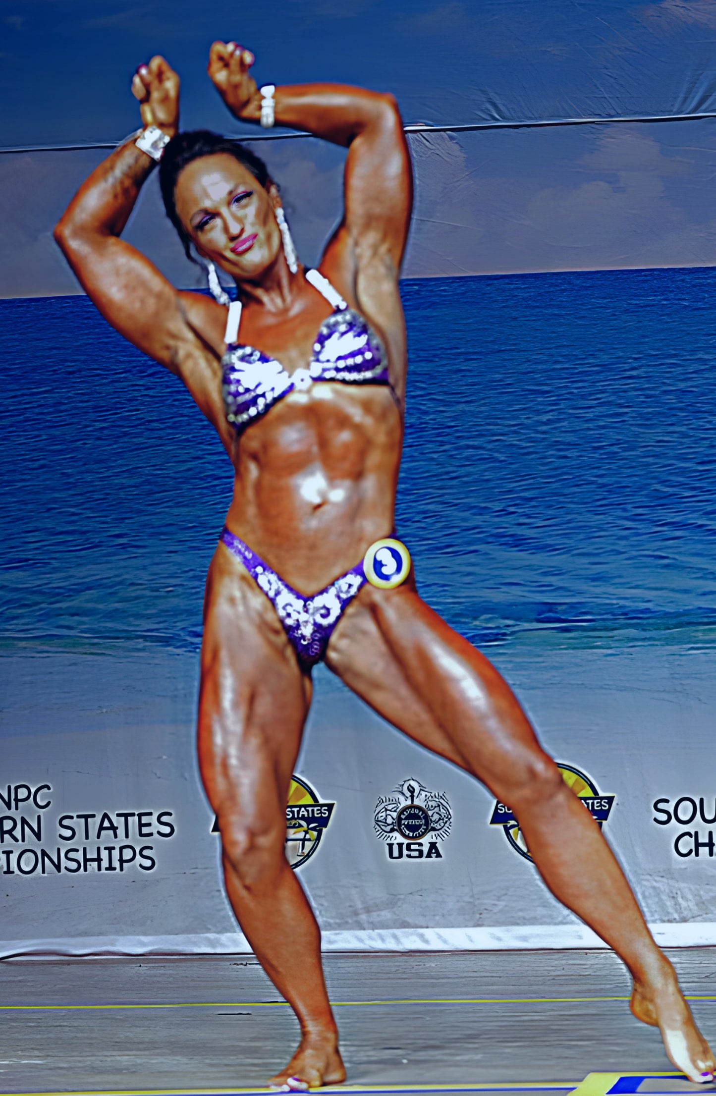 Galaxy Figure/physique competition suit