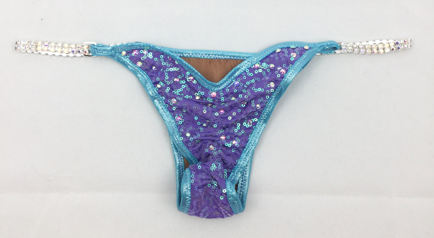 Lavender Elite Bombshell competition bikini